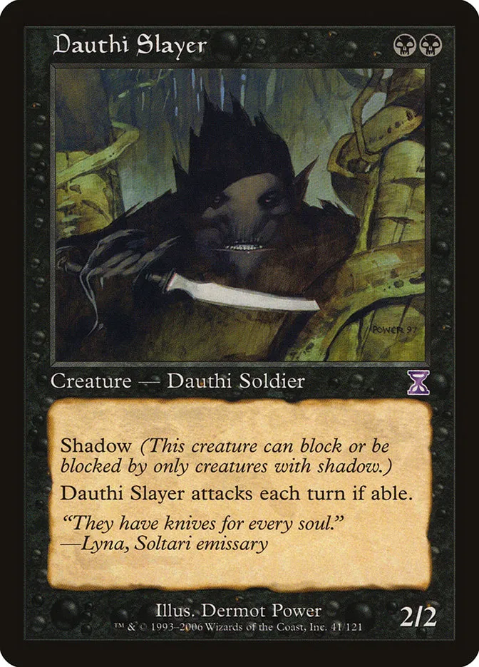 2006 Time Spiral Timeshifted Dauthi Slayer special #41 special card image