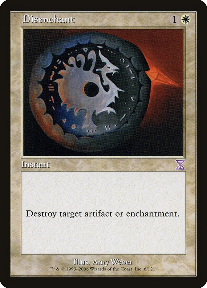 2006 Time Spiral Timeshifted Disenchant special #6 special card image