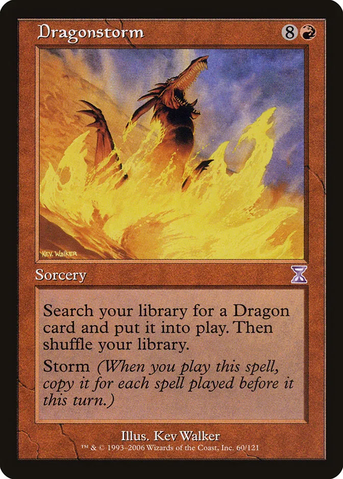 2006 Time Spiral Timeshifted Dragonstorm #60 special card image