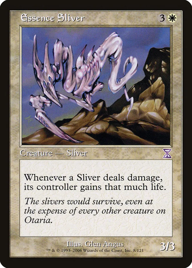 2006 Time Spiral Timeshifted Essence Sliver special #8 special card image