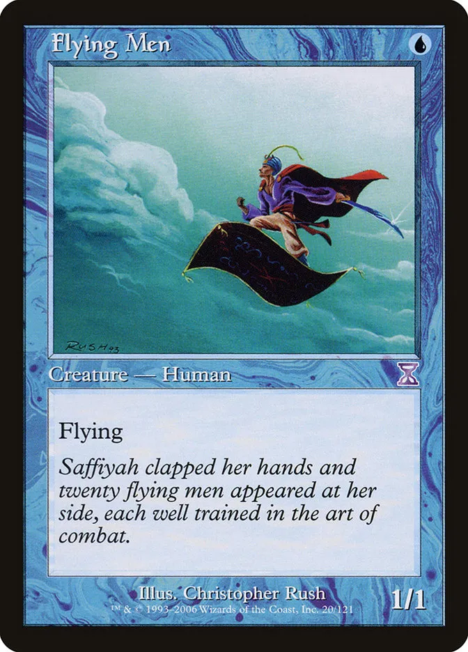 2006 Time Spiral Timeshifted Flying Men special #20 special card image