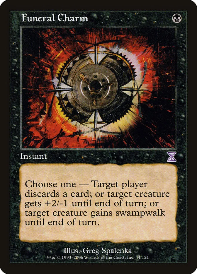 2006 Time Spiral Timeshifted Funeral Charm special #44 special card image