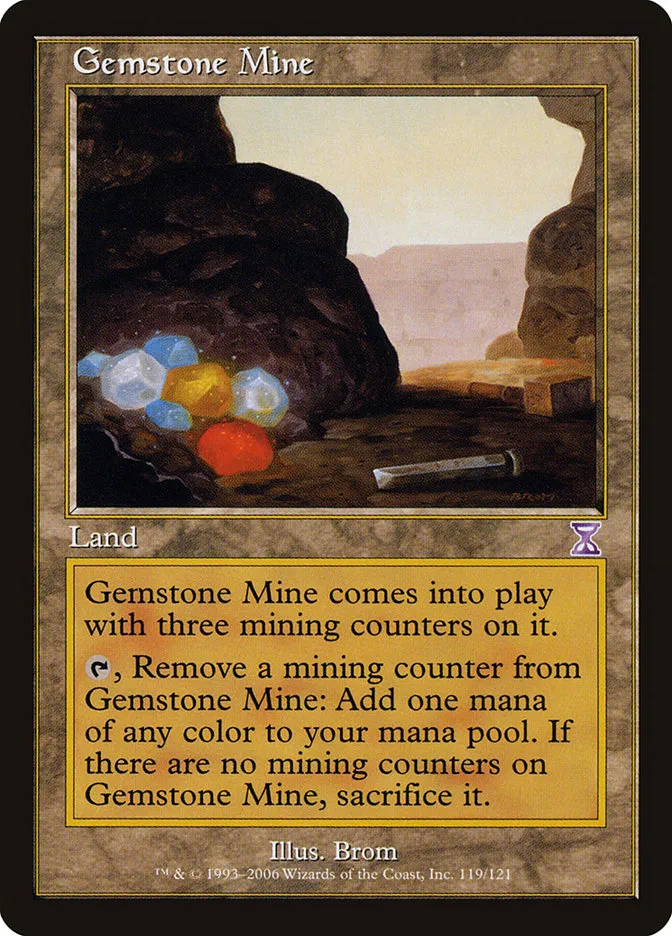 2006 Time Spiral Timeshifted Gemstone Mine #119 special card image