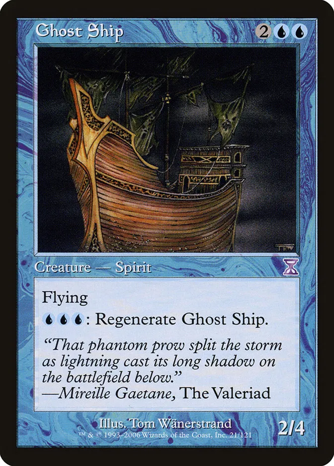 2006 Time Spiral Timeshifted Ghost Ship special #21 special card image