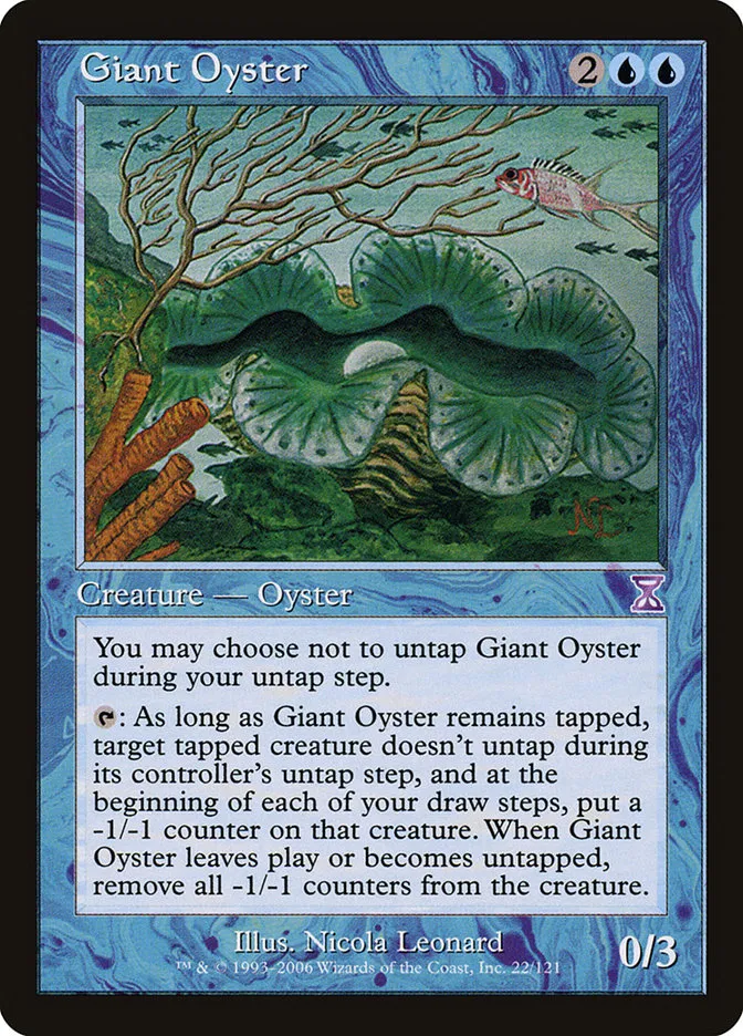 2006 Time Spiral Timeshifted Giant Oyster special #22 special card image