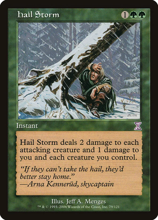 2006 Time Spiral Timeshifted Hail Storm #79 special card image