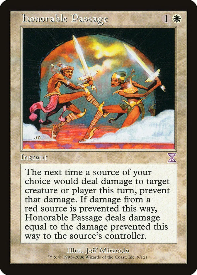 2006 Time Spiral Timeshifted Honorable Passage special #9 special card image