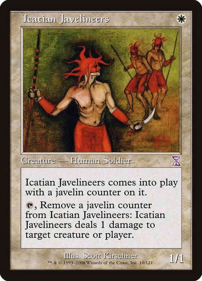 2006 Time Spiral Timeshifted Icatian Javelineers special #10 special card image