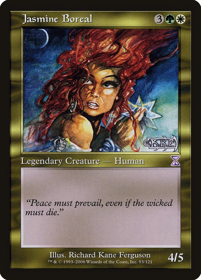 2006 Time Spiral Timeshifted Jasmine Boreal #93 special card image
