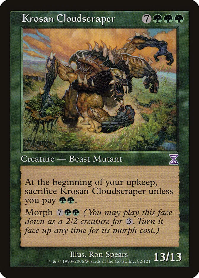 2006 Time Spiral Timeshifted Krosan Cloudscraper #82 special card image