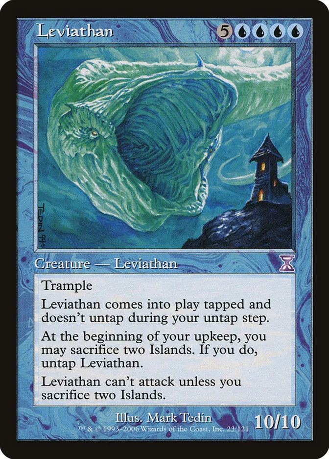 2006 Time Spiral Timeshifted Leviathan special #23 special card image
