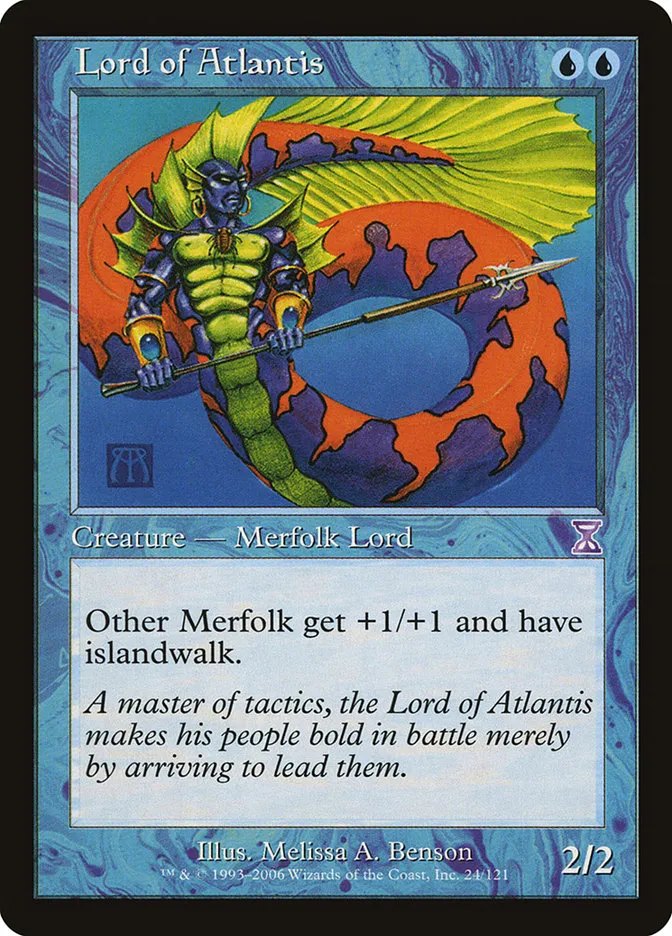 2006 Time Spiral Timeshifted Lord of Atlantis special #24 special card image