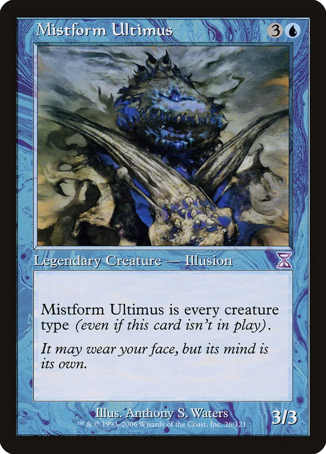 2006 Time Spiral Timeshifted Mistform Ultimus special #26 special card image
