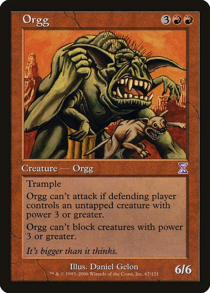 2006 Time Spiral Timeshifted Orgg #67 special card image