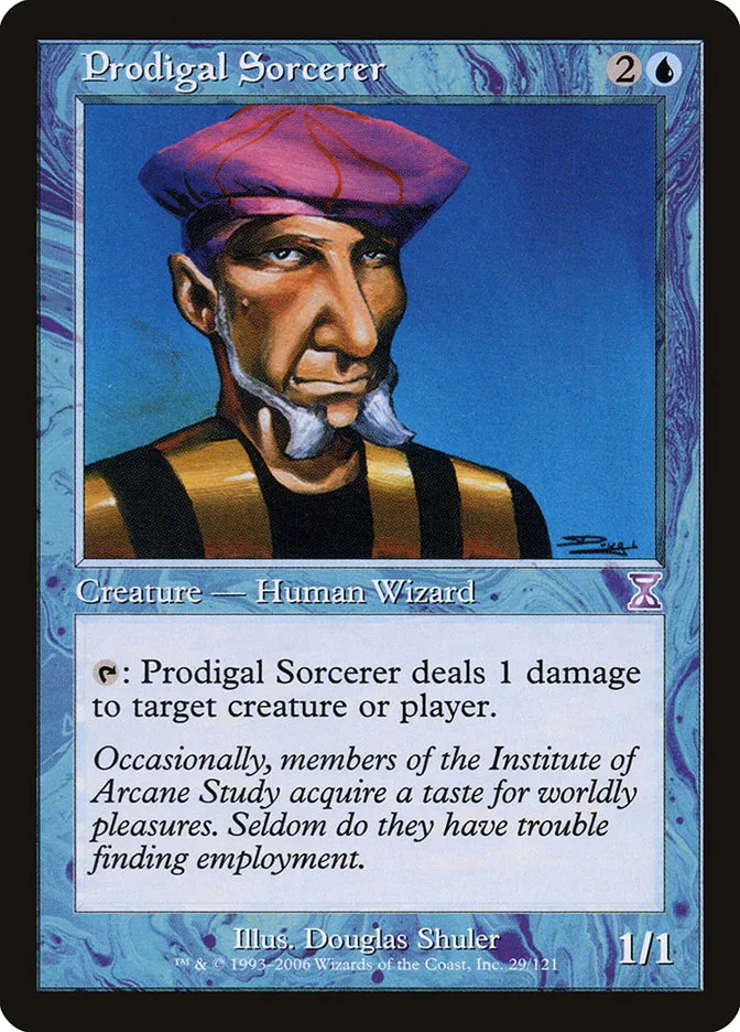 2006 Time Spiral Timeshifted Prodigal Sorcerer special #29 special card image