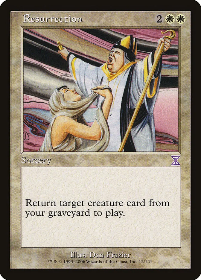 2006 Time Spiral Timeshifted Resurrection special #12 special card image