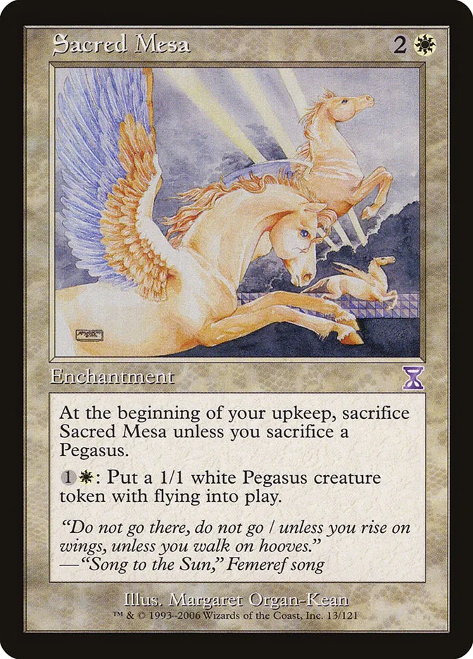 2006 Time Spiral Timeshifted Sacred Mesa special #13 special card image