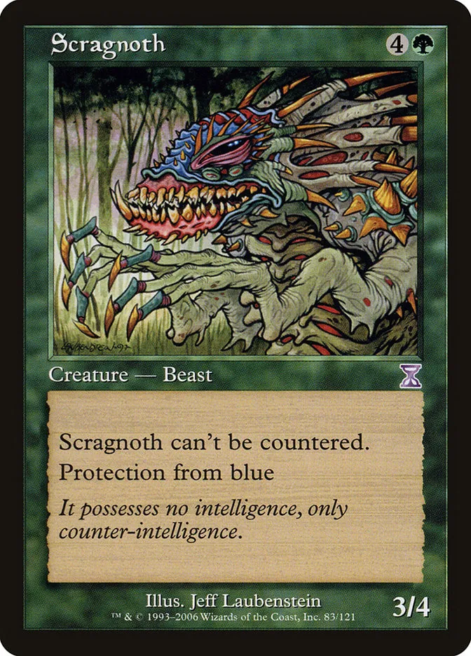 2006 Time Spiral Timeshifted Scragnoth #83 special card image