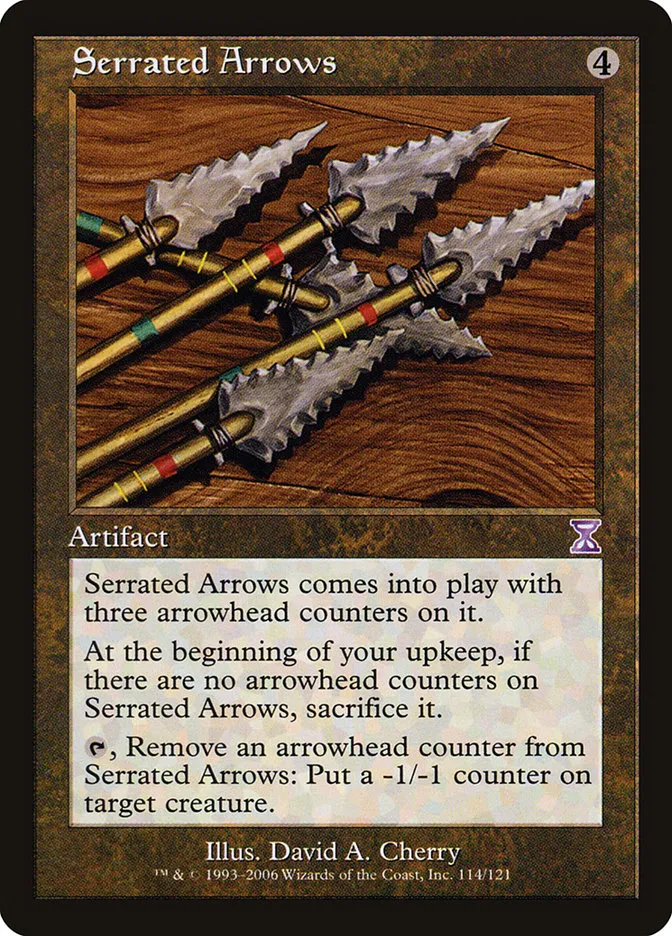 2006 Time Spiral Timeshifted Serrated Arrows #114 special card image