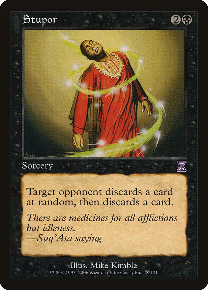 2006 Time Spiral Timeshifted Stupor #48 special card image