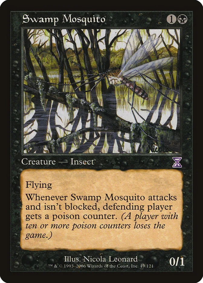 2006 Time Spiral Timeshifted Swamp Mosquito #49 special card image
