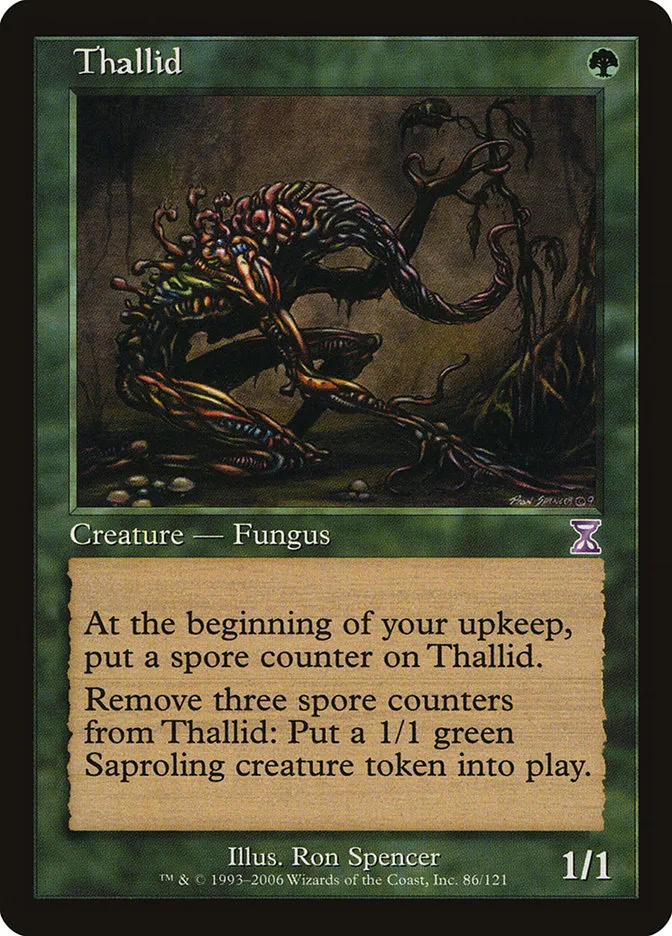2006 Time Spiral Timeshifted Thallid #86 special card image