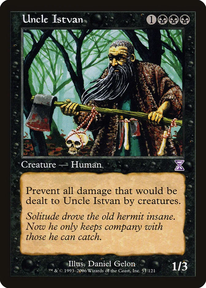 2006 Time Spiral Timeshifted Uncle Istvan #51 special card image