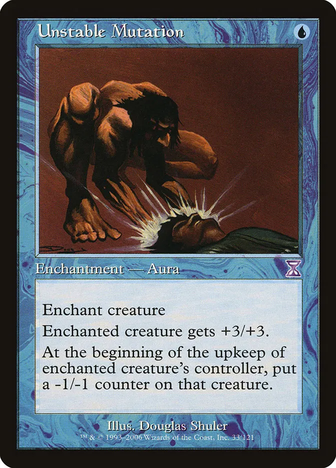 2006 Time Spiral Timeshifted Unstable Mutation special #33 special card image