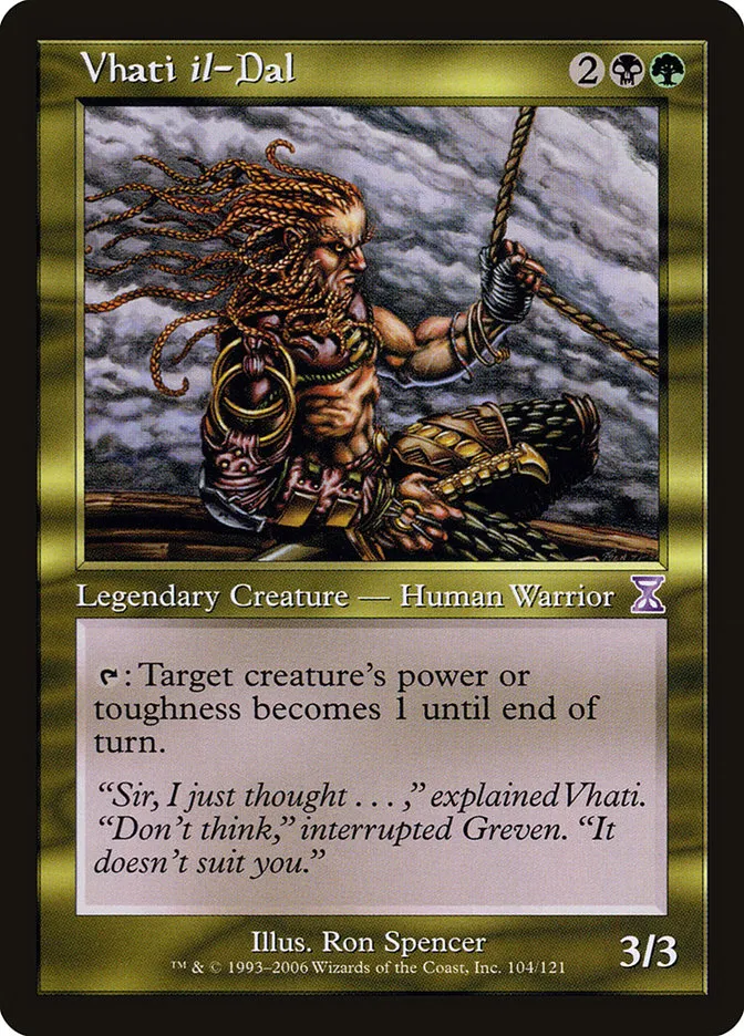2006 Time Spiral Timeshifted Vhati il-Dal special #104 special card image