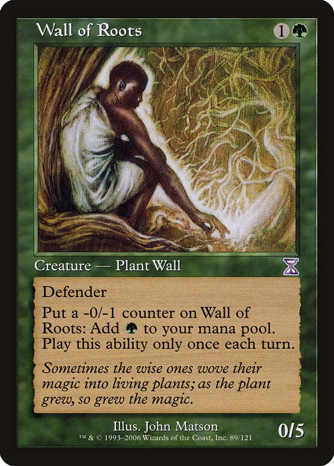 2006 Time Spiral Timeshifted Wall of Roots #89 special card image