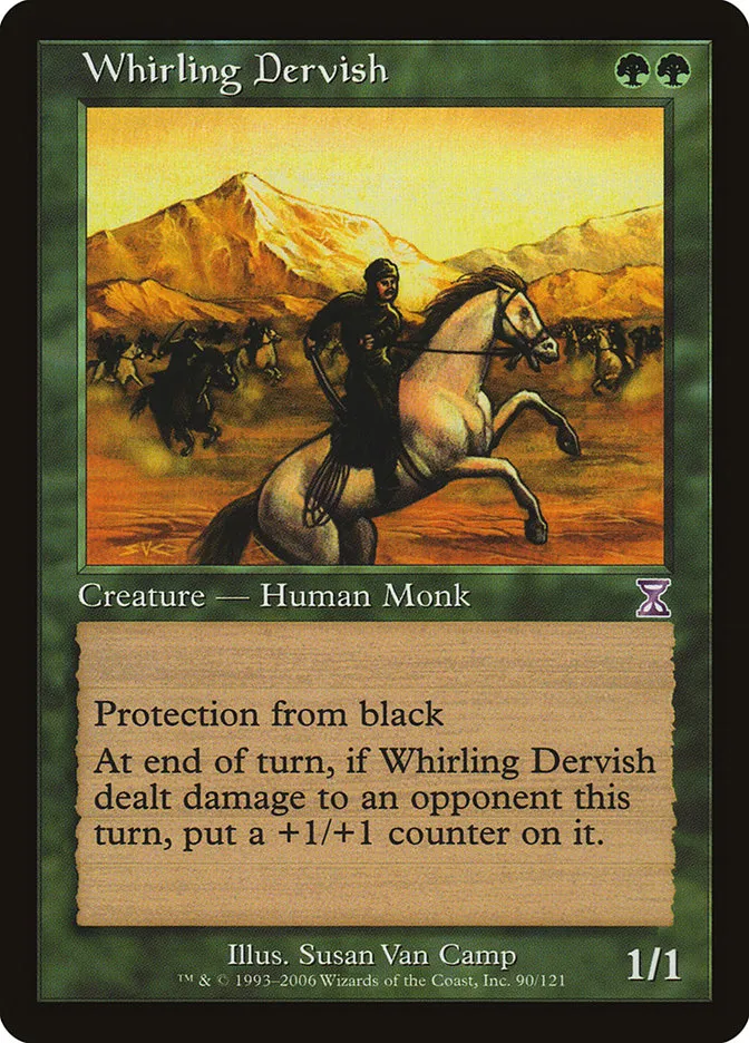 2006 Time Spiral Timeshifted Whirling Dervish [Foil] special #90 special card image