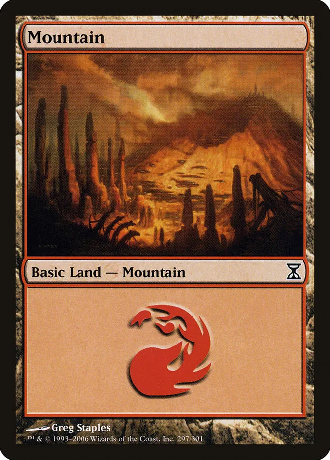 2006 Time Spiral Mountain common #297 common card image