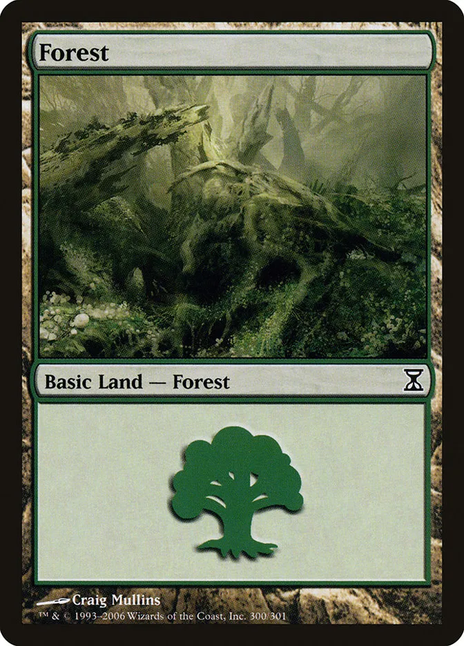 2006 Time Spiral Forest common #300 common card image
