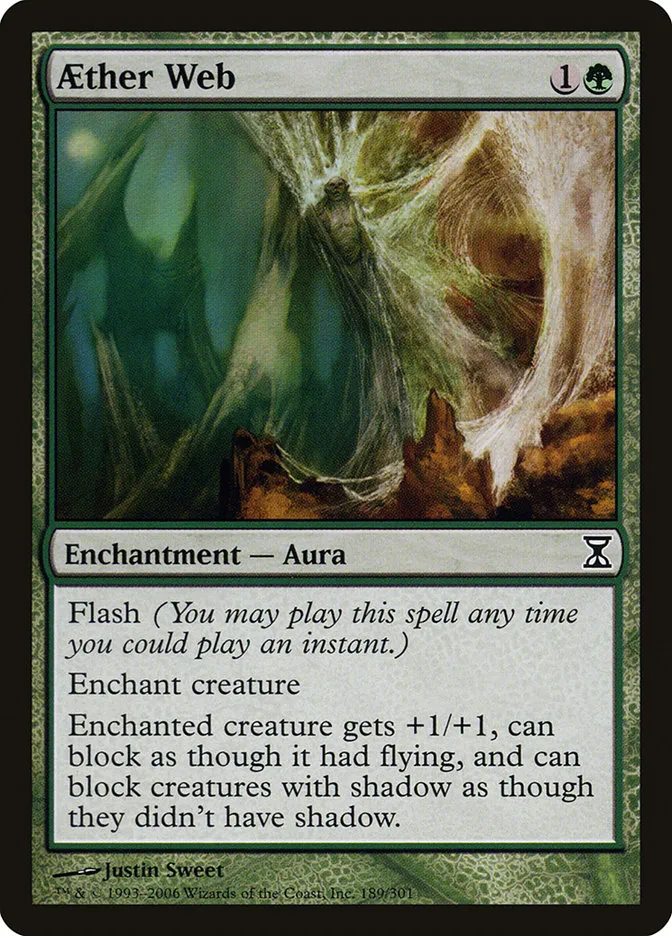 2006 Time Spiral Aether Web common #189 common card image