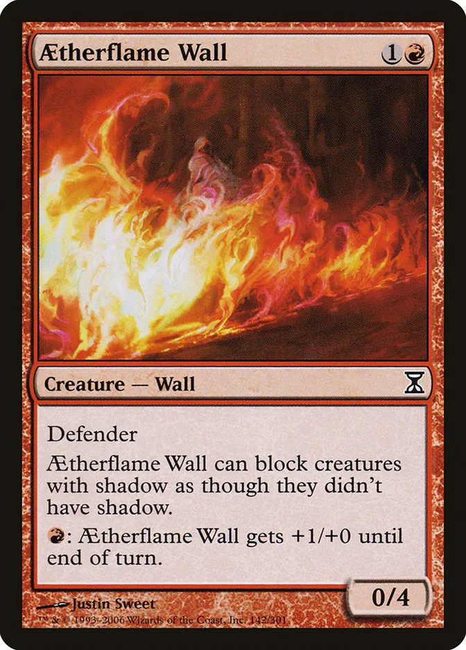 2006 Time Spiral Aetherflame Wall common #142 common card image