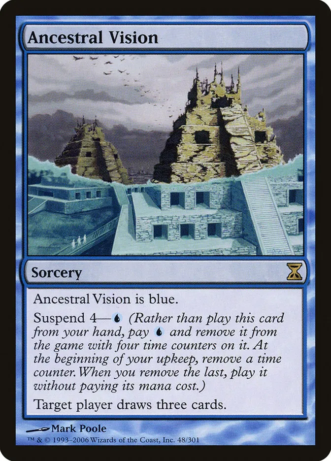 2006 Time Spiral Ancestral Vision #48 rare card image