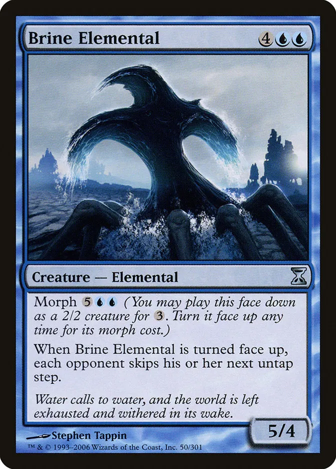 2006 Time Spiral Brine Elemental uncommon #50 uncommon card image