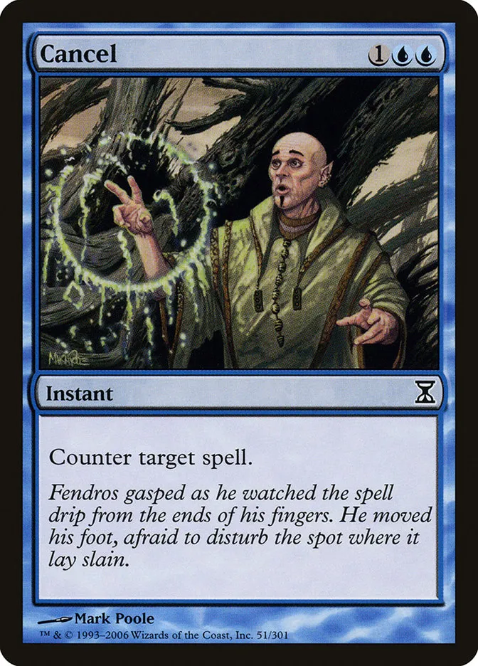 2006 Time Spiral Cancel common #51 common card image