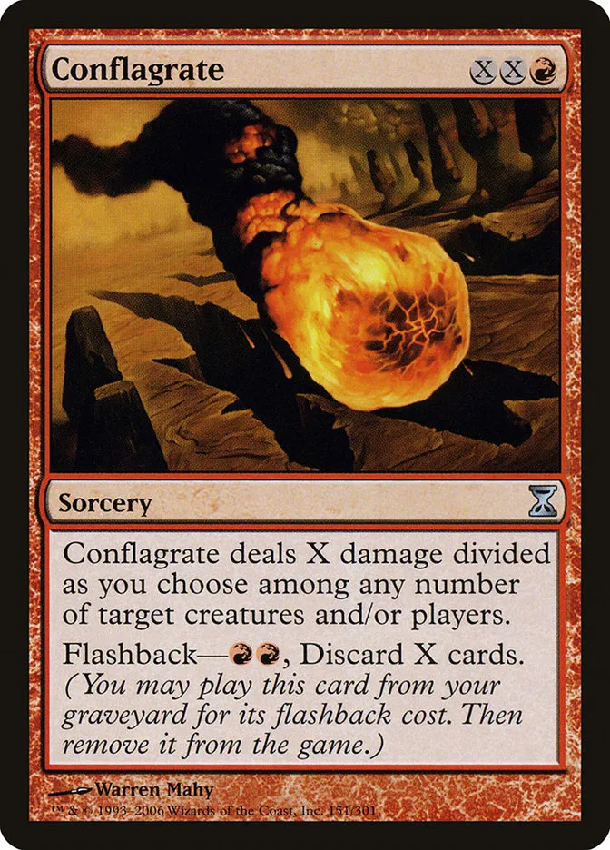 2006 Time Spiral Conflagrate uncommon #151 uncommon card image