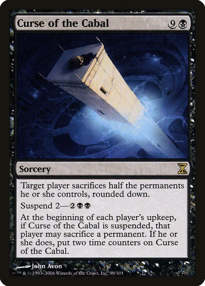 2006 Time Spiral Curse of the Cabal #99 rare card image