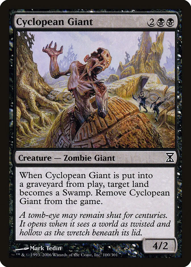 2006 Time Spiral Cyclopean Giant common #100 common card image