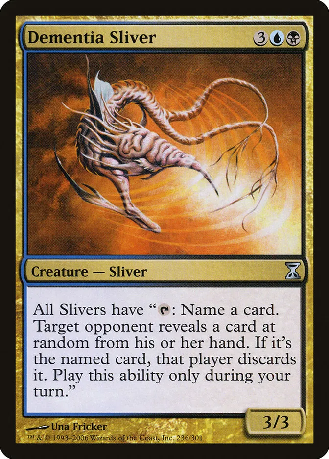 2006 Time Spiral Dementia Sliver #236 uncommon card image