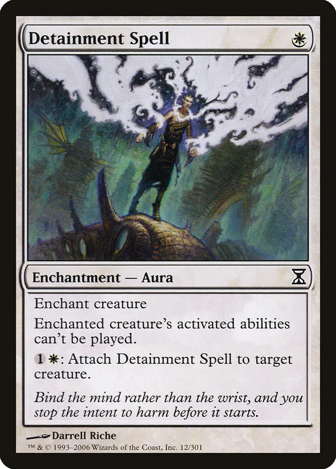 2006 Time Spiral Detainment Spell #12 common card image