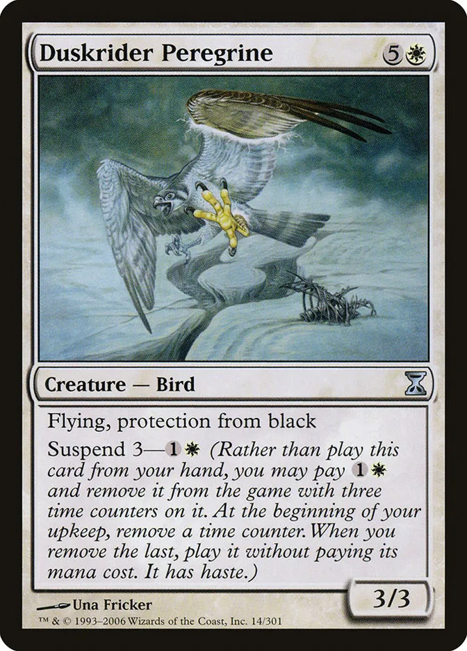 2006 Time Spiral Duskrider Peregrine #14 uncommon card image