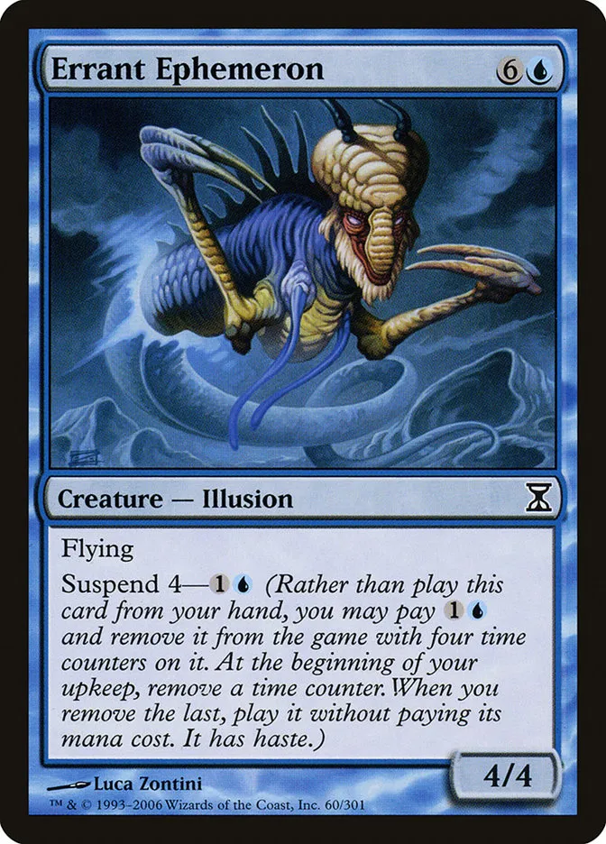 2006 Time Spiral Errant Ephemeron common #60 common card image
