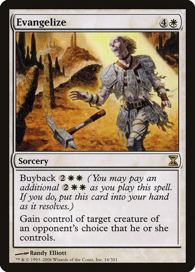 2006 Time Spiral Evangelize rare #16 rare card image