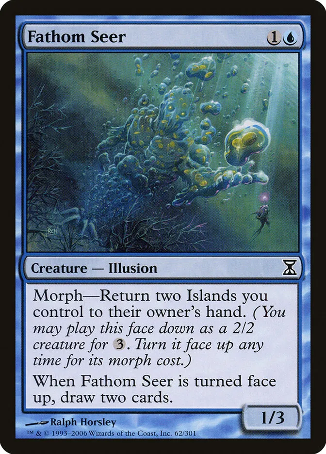 2006 Time Spiral Fathom Seer common #62 common card image