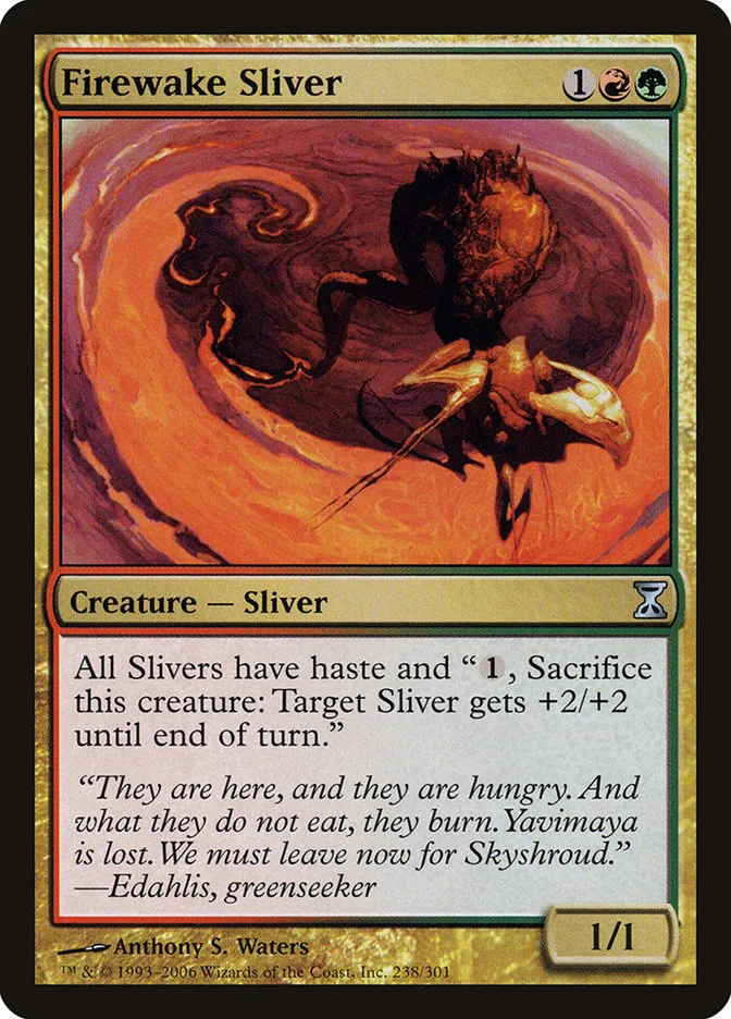 2006 Time Spiral Firewake Sliver #238 uncommon card image