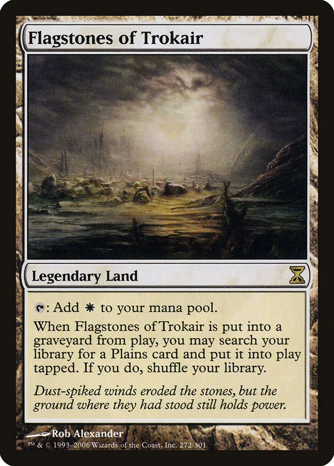 2006 Time Spiral Flagstones of Trokair #272 rare card image