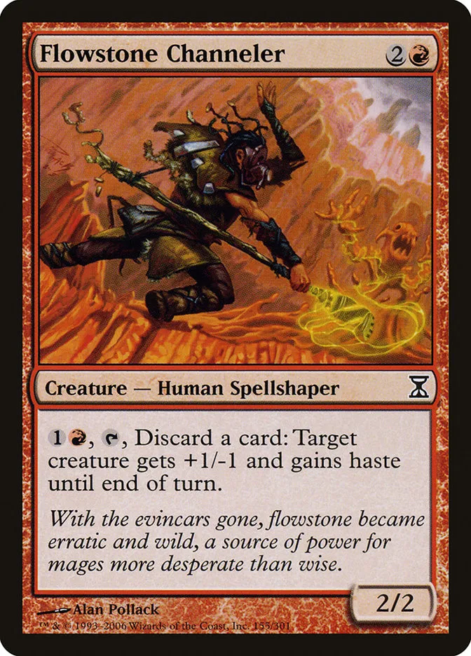 2006 Time Spiral Flowstone Channeler #155 common card image